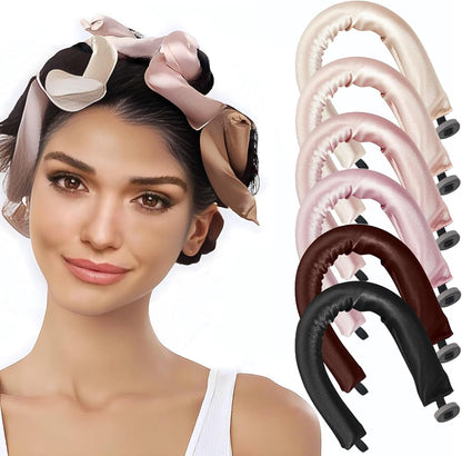6-Pack Heatless Curling Rod Set