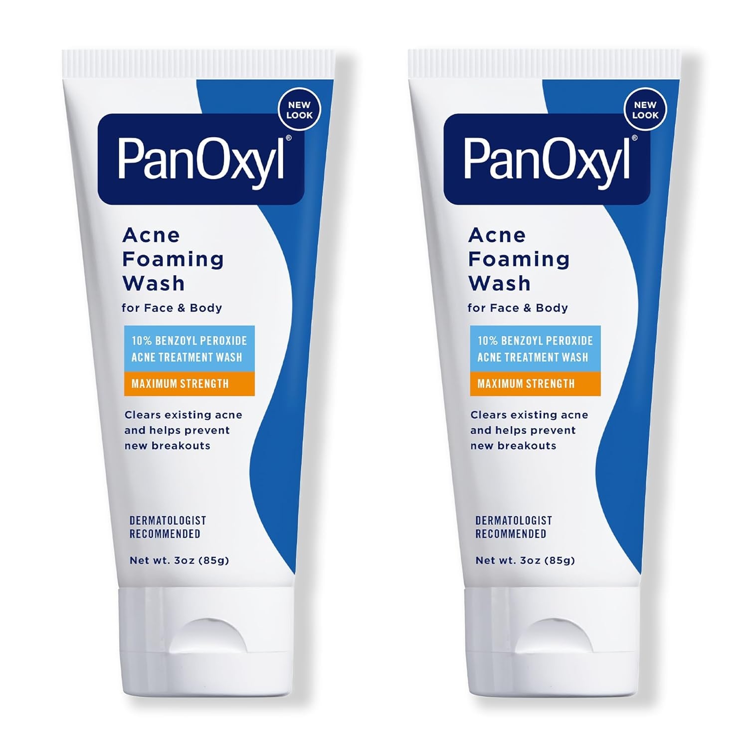 10% Benzoyl Peroxide Acne Foaming Wash, Maximum Strength, Daily Acne-Fighting Face and Body Cleanser, Face Wash to Clear, Treat and Prevent Acne Pimples and Stubborn Breakouts, 5.5 Oz Tube