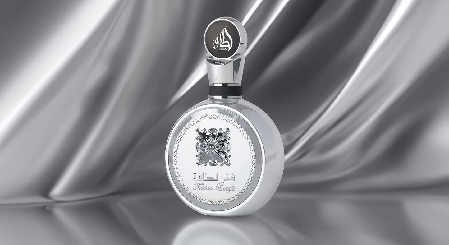 Lattafa Pride Fakhar Platin Eau de Parfum 3.4 oz (100ml)